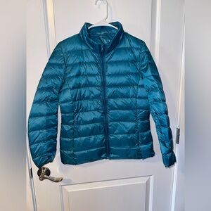 lululemon athletica Teal Lightweight Puffer Jacket ladies small